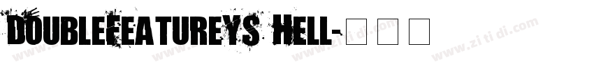 DoubleFeatureYS Hell字体转换